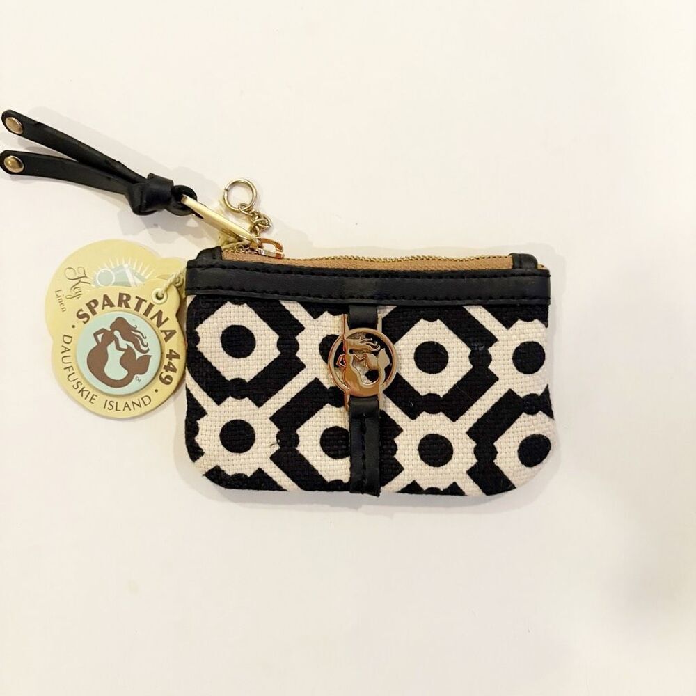 NWT Spartina Keychain Wallet Pouch ID Holder Waller